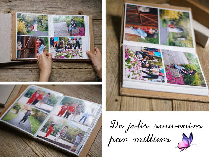 Album photo mise en situation