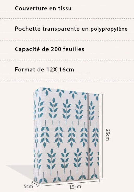 Album pochette photos dimensions