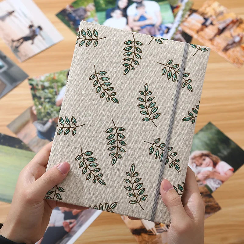 Album pochette photos visuel motif fougère