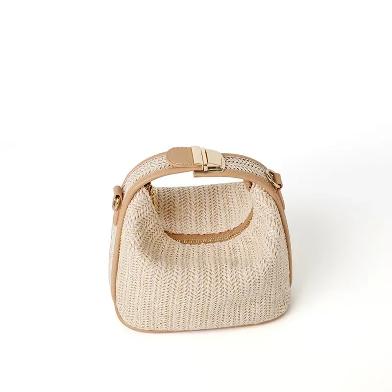 Pochette femme bandouliere raphia boheme ete visuel 4