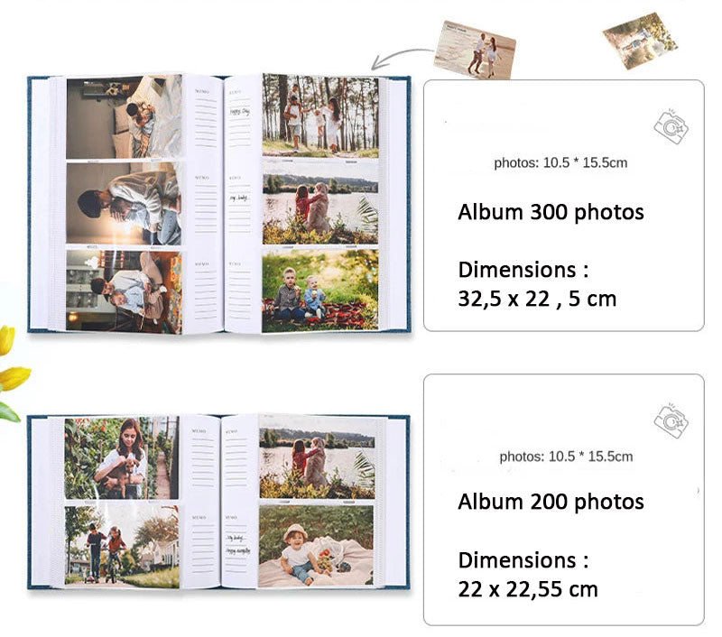 Album photo Dimensions 