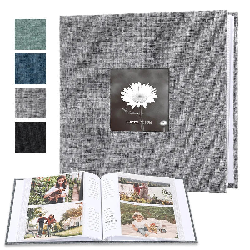 Album photo capacité 200 coloris Gris