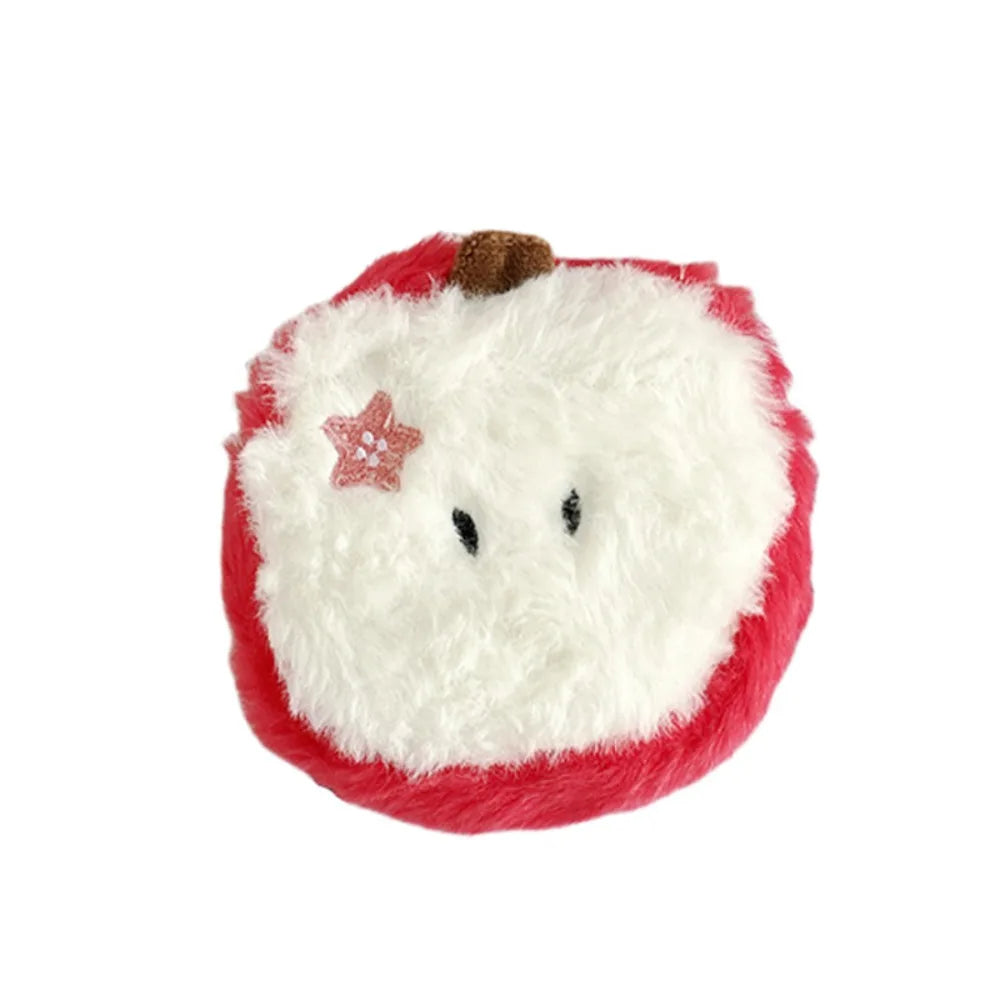 Petite pochette Pomme rouge et blanche 