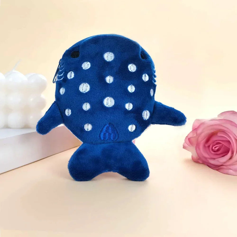 Petite pochette Requin baleine bleu marine 