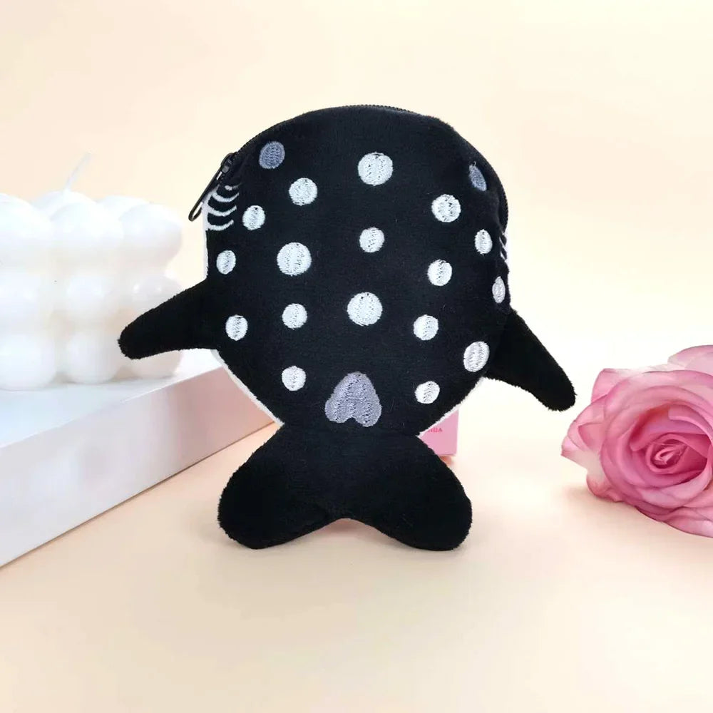Petite pochette Requin baleine noire