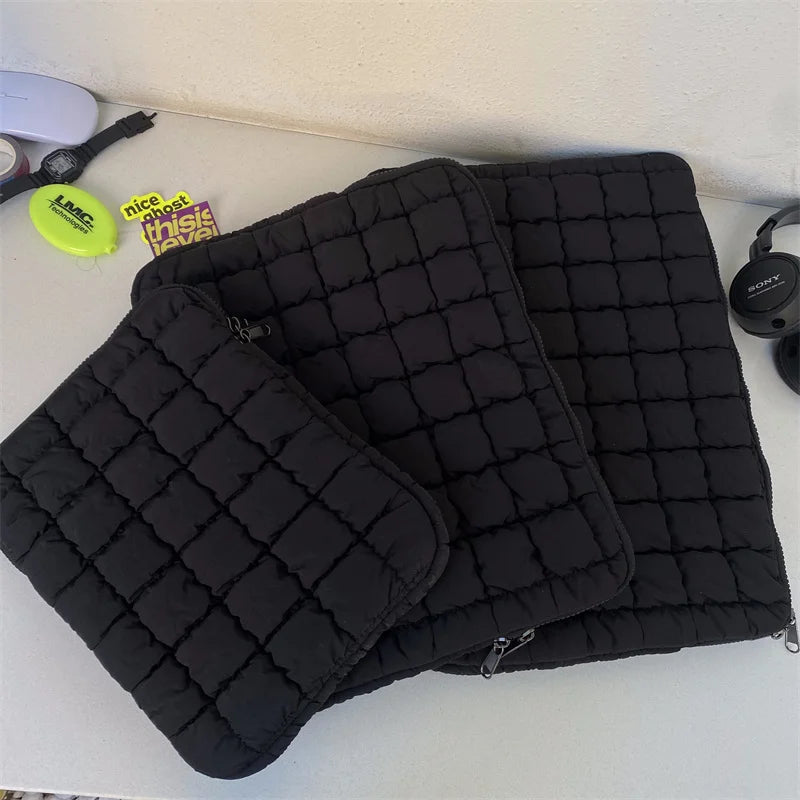 Pochette MacBook visuel 3 formats noir 