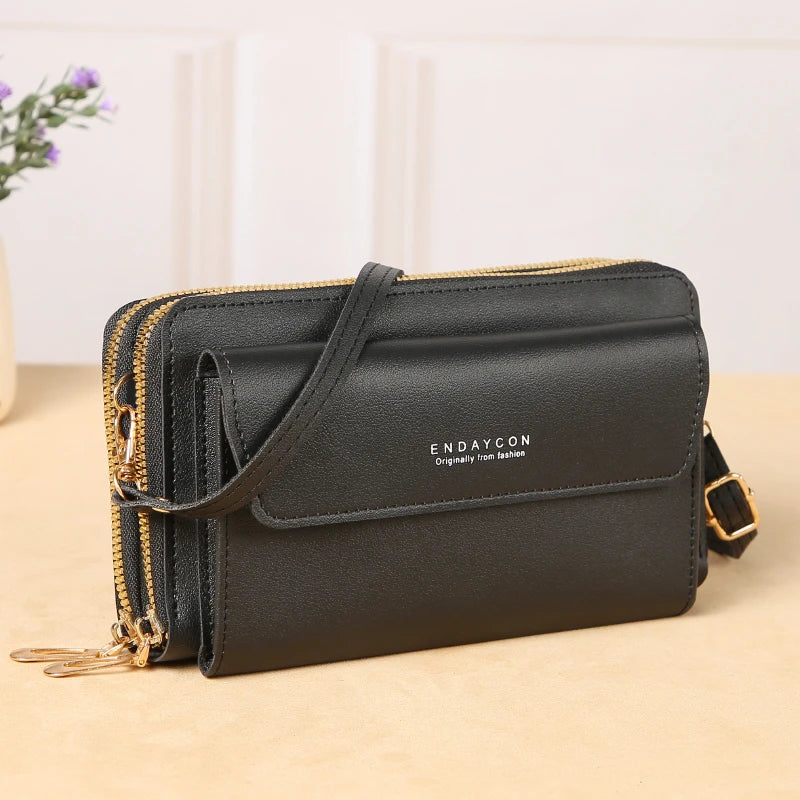 Pochette a bandouliere femme noire 