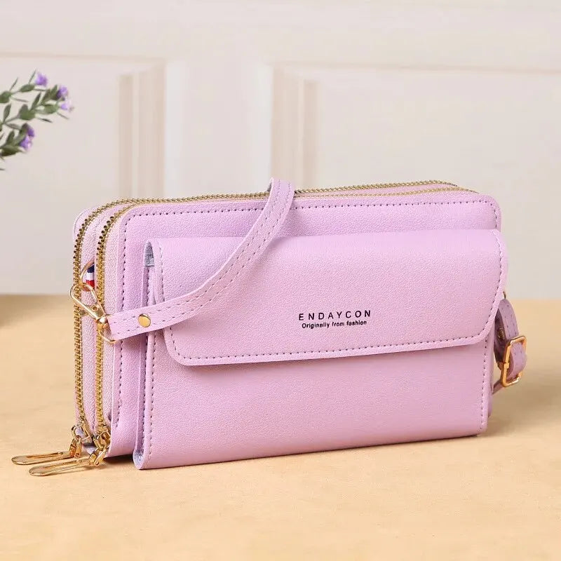 Pochette a bandouliere femme rose clair
