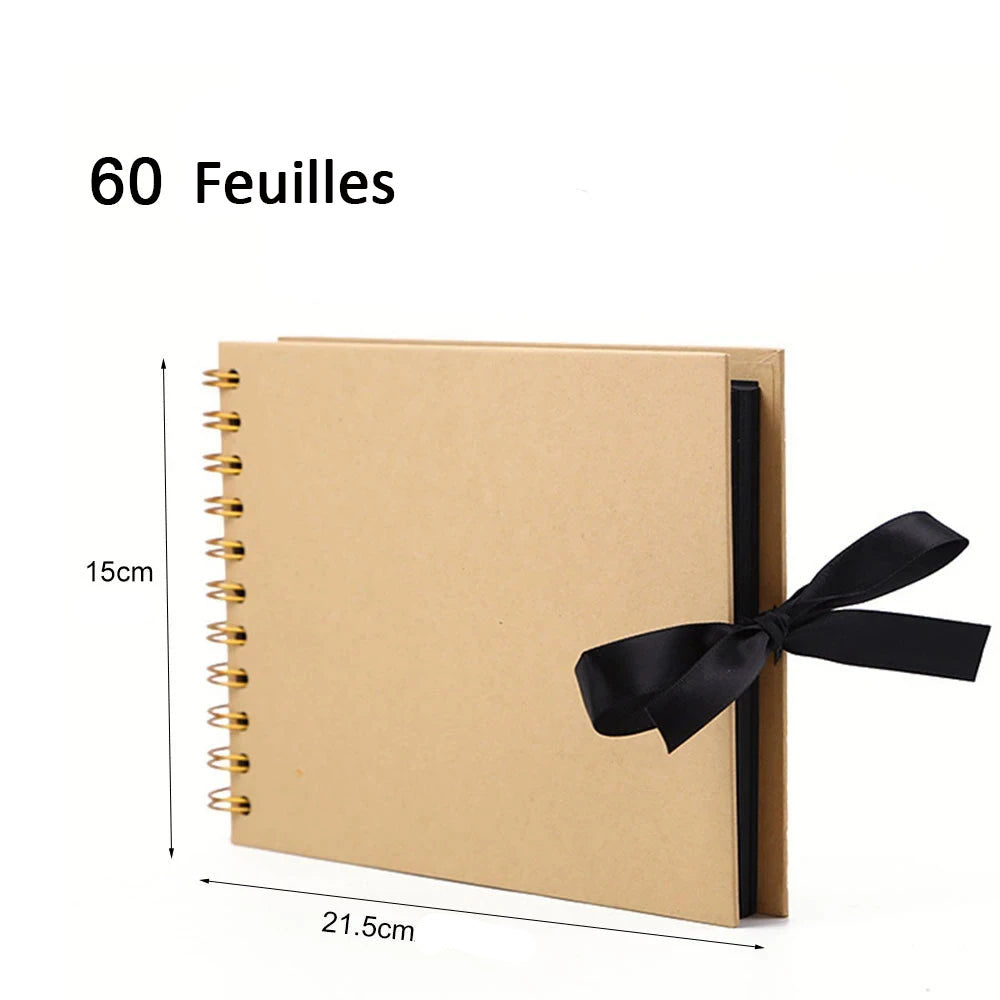 Pochette album 60 feuilles sable