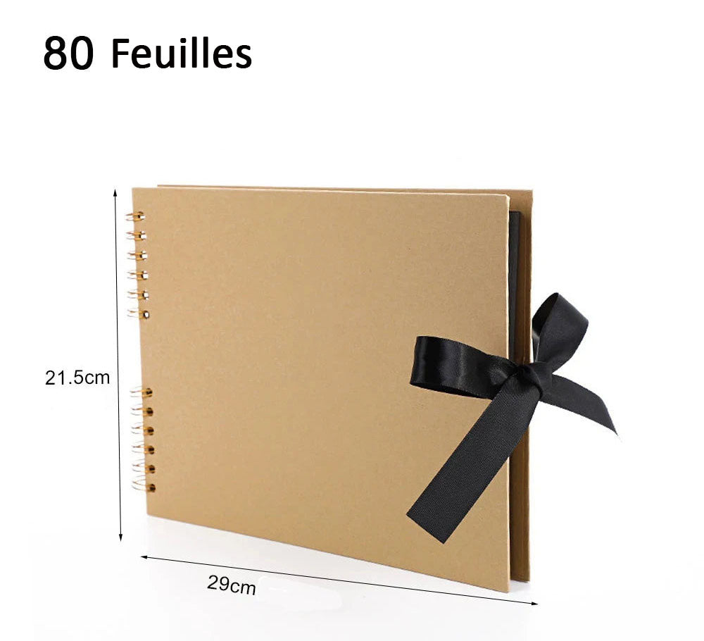 Pochette album 80 feuilles sable