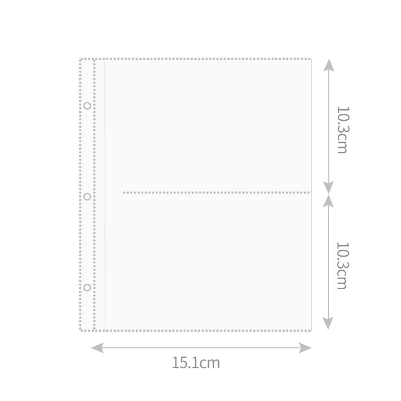 Pochette album photos 2 cases format C :  15.1 cmx 10.3 cm