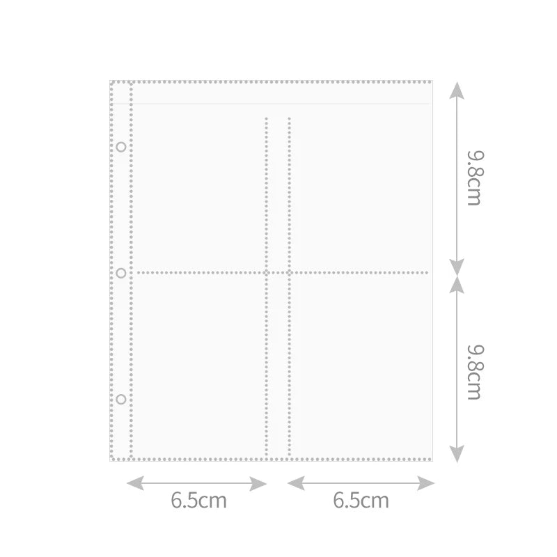 Pochette album photos 4 cases Format A : 6.5cmx9.8 cm