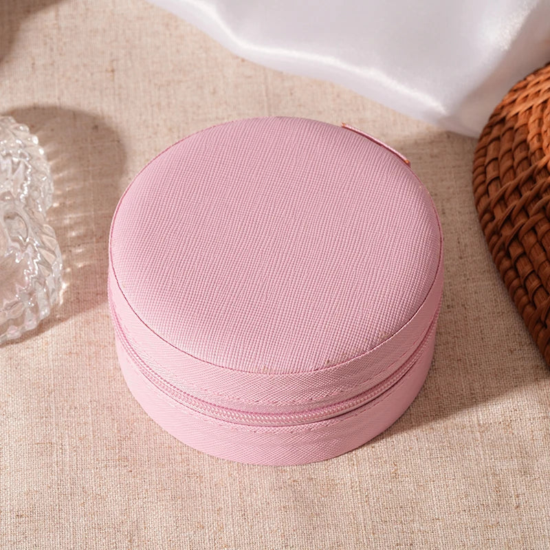 Pochette bijoux rose
