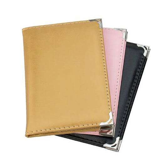 Pochette carte grise or noire rose