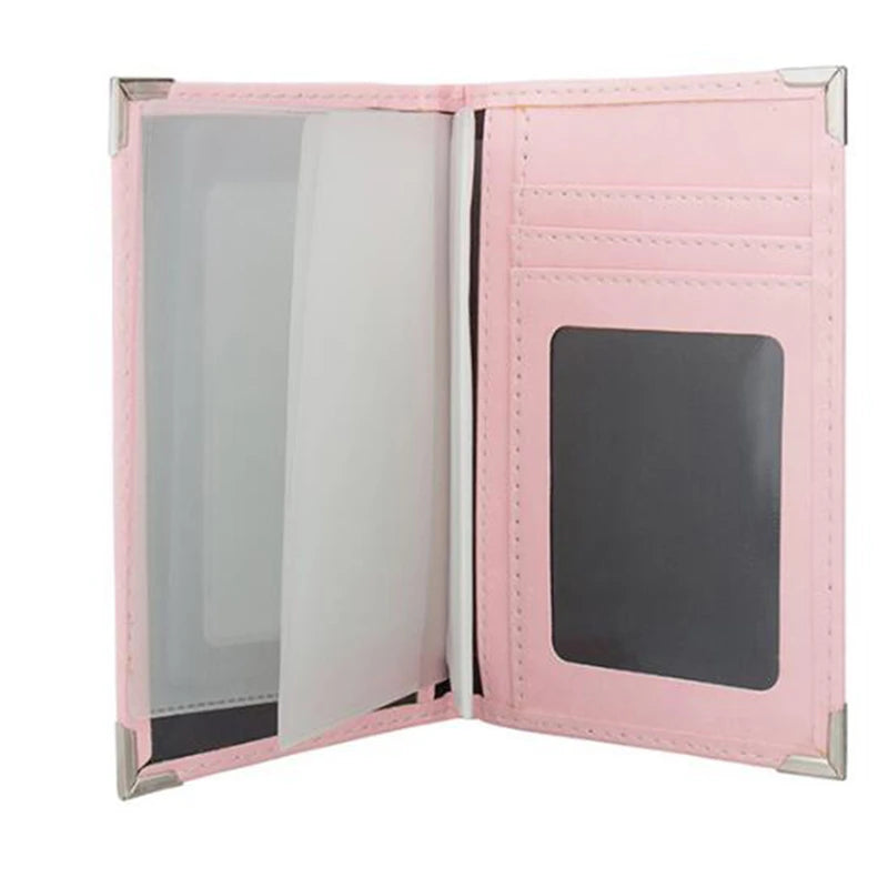 Pochette carte grise ouverte