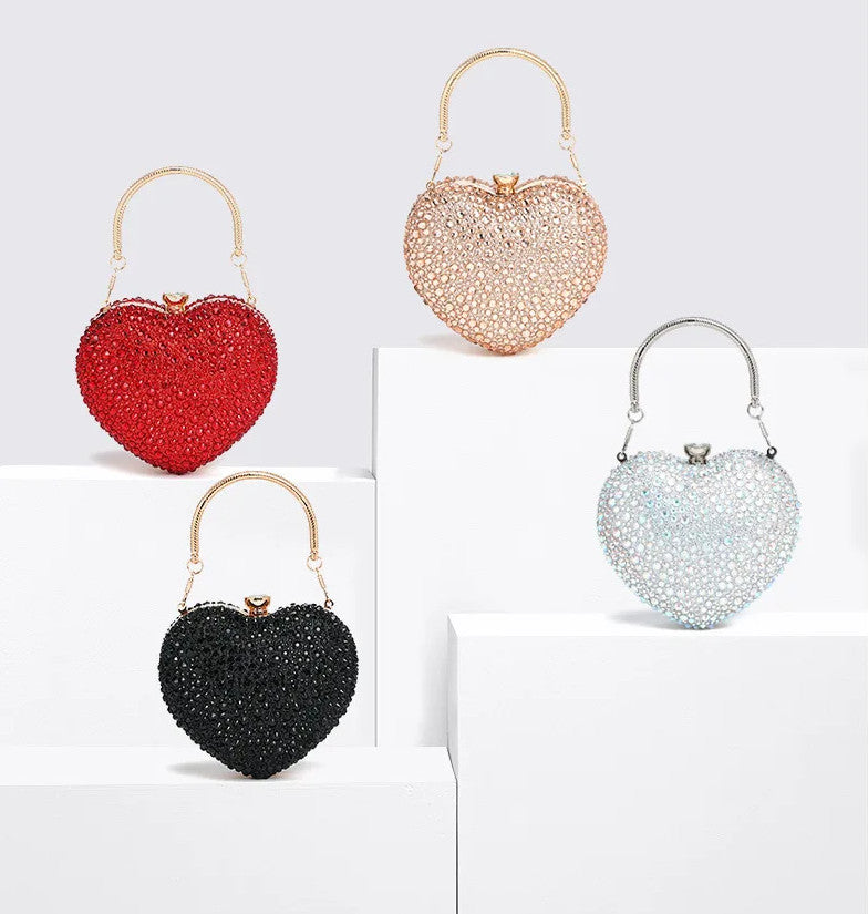 Pochette coeur visuel 4 coloris 