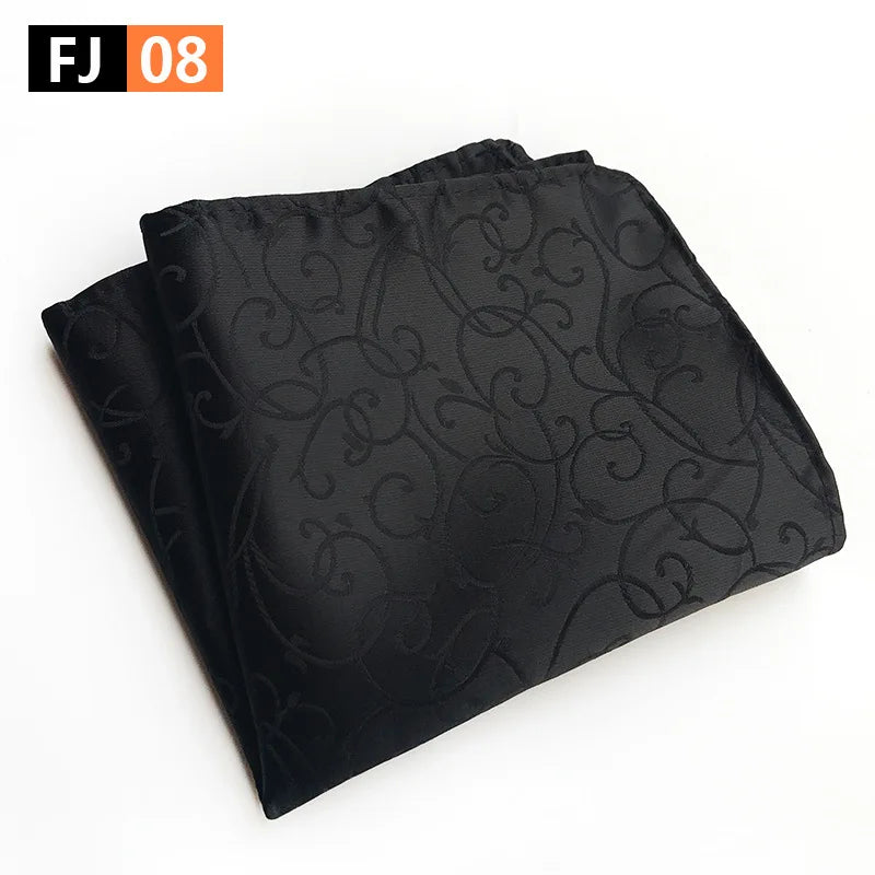 Pochette costard  motif  vegetal acanthe stylise