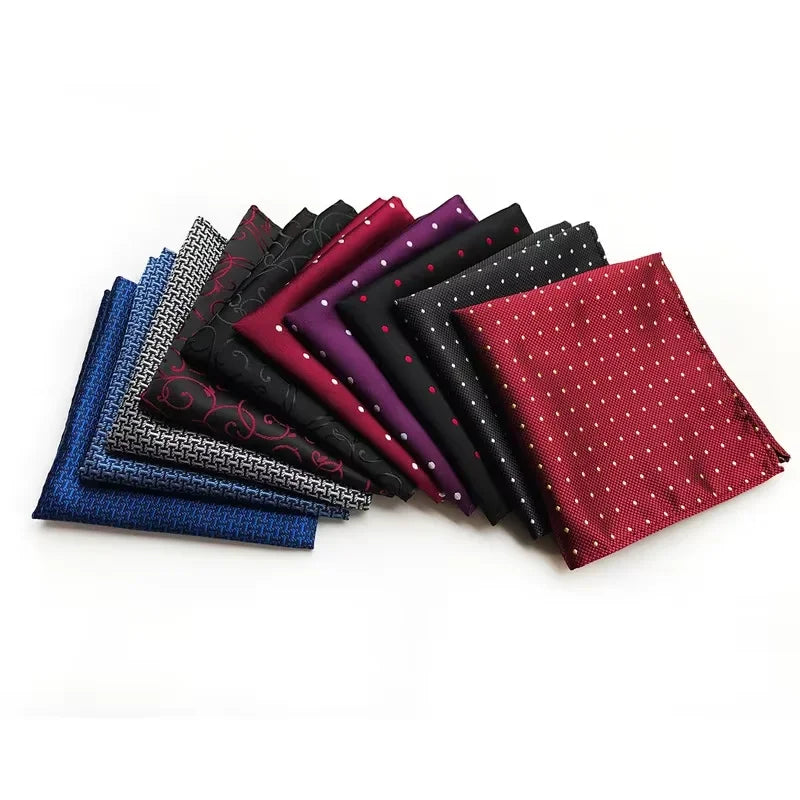 Pochette costard pois vlute geometrique