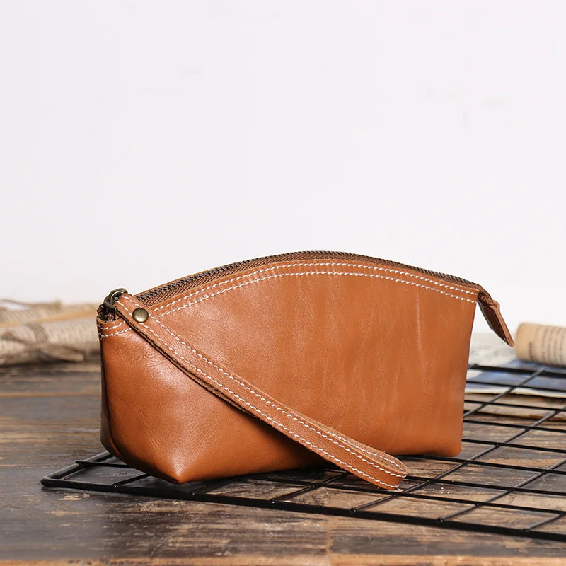 Pochette cuir femme