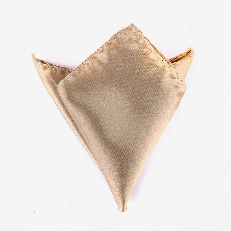 Pochette dans costume or rose cuivré