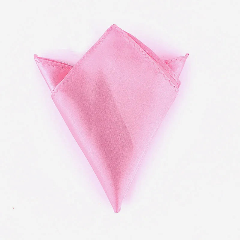 Pochette dans costume rose bonbon