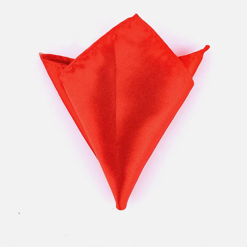 Pochette dans costume rouge