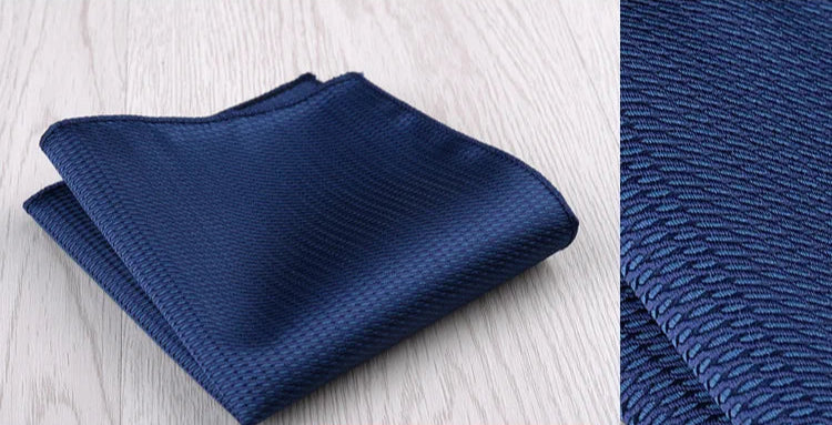 Pochette de costume  bleu nuit et bleu