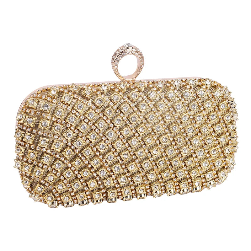 Pochette dorée mariage