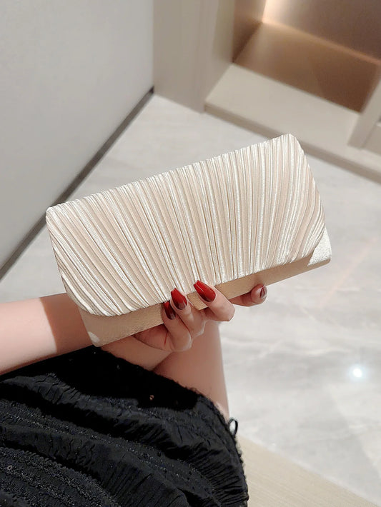 Pochette du soir luxe champagne