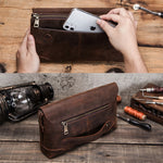 Pochette en cuir homme - Vignette | La Maison de la Pochette