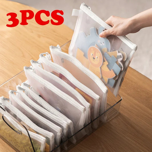 Pochette en plastique transparent rangement 