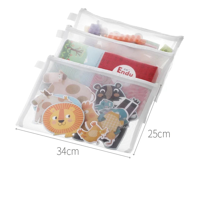Pochette en plastique transparent  dimensions grand modele Grande