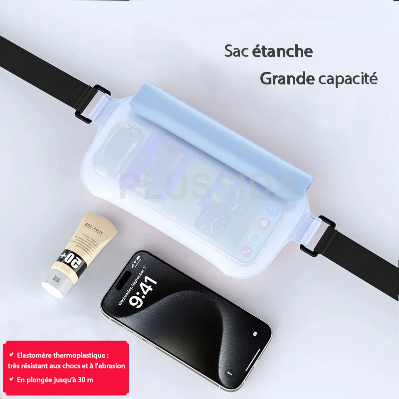 Pochette étanche Bleue grande capacité