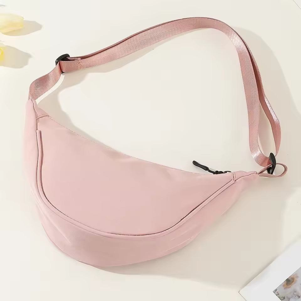 Pochette femme bandoulière rose