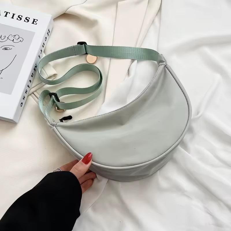 Pochette femme bandoulière vert pastel