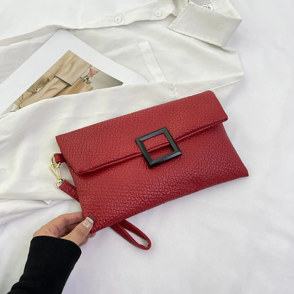 Pochette femme rouge