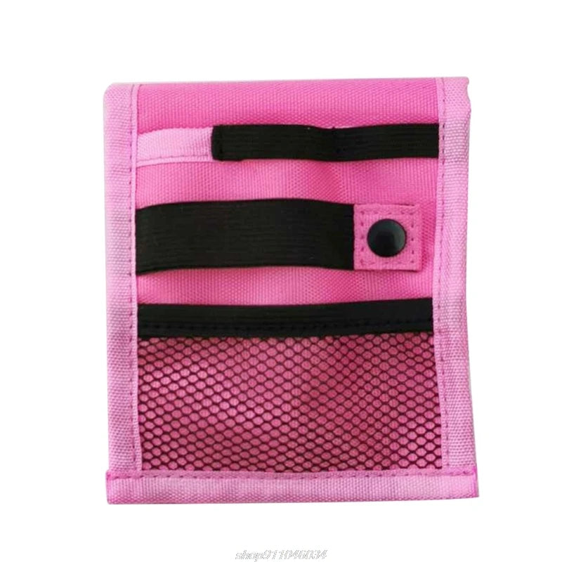 Pochette infirmiere rose fluo.