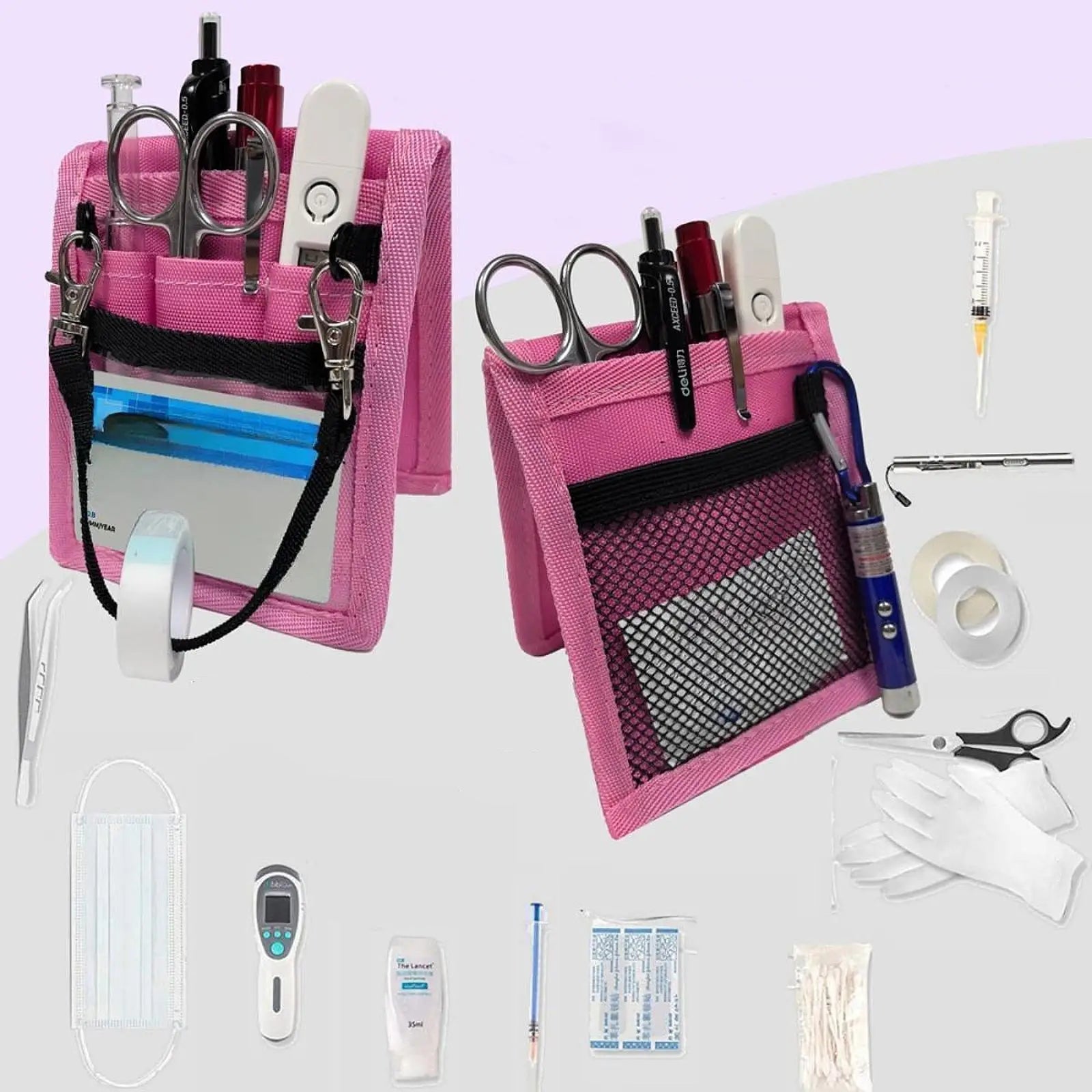 Pochette infirmière visuel ouvert 