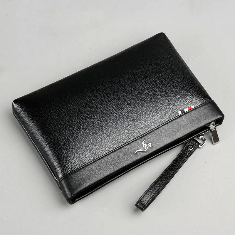 Pochette noire dragonne