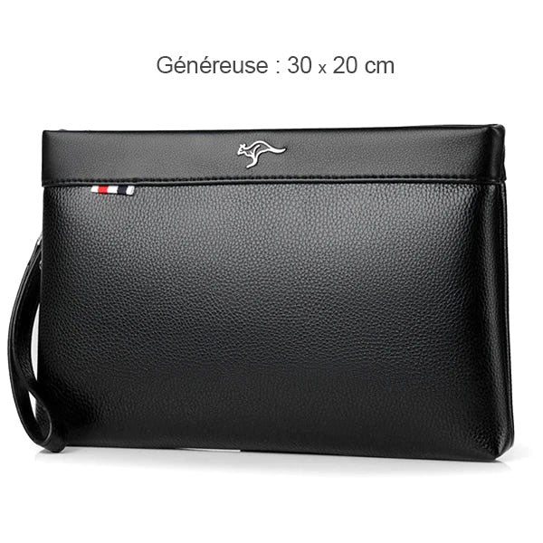 Pochette noire grande généreuse
