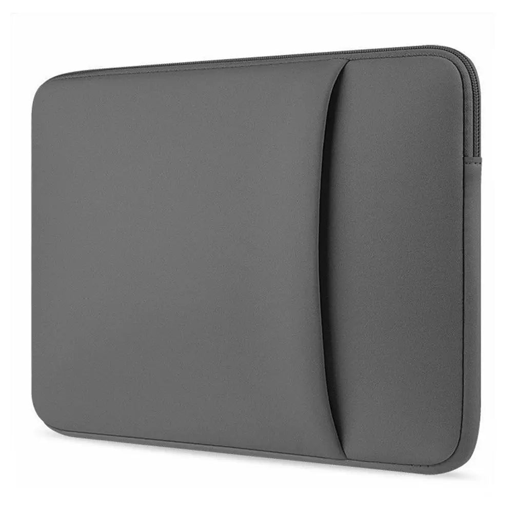 Pochette ordinateur grise.