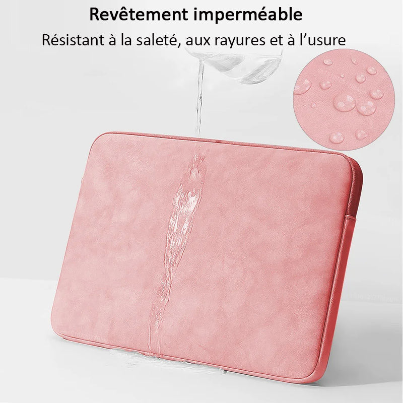 Pochette ordinateur revêtement impermeable