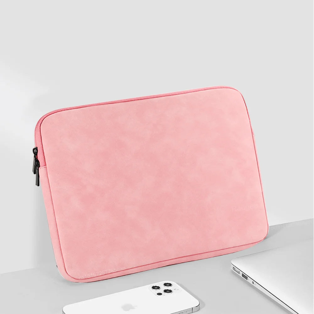 Pochette ordinateur rose
