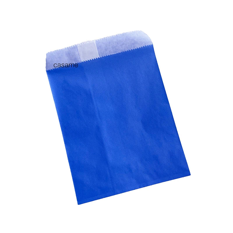 Pochette papier bleu électrique