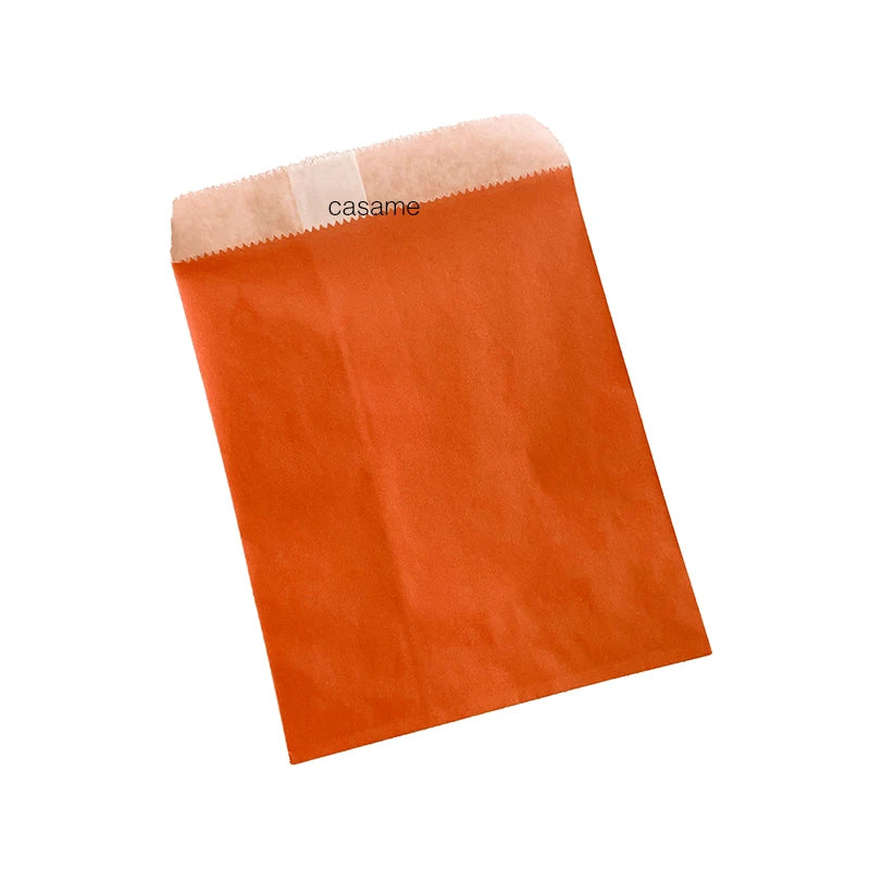 Pochette papier orange