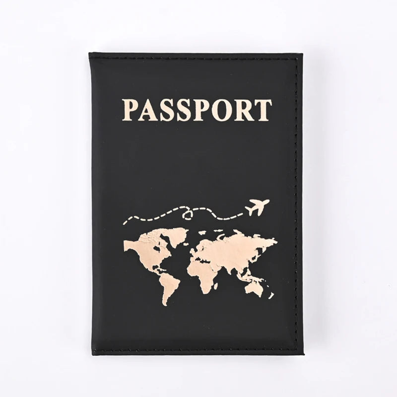 Pochette passeport noir
