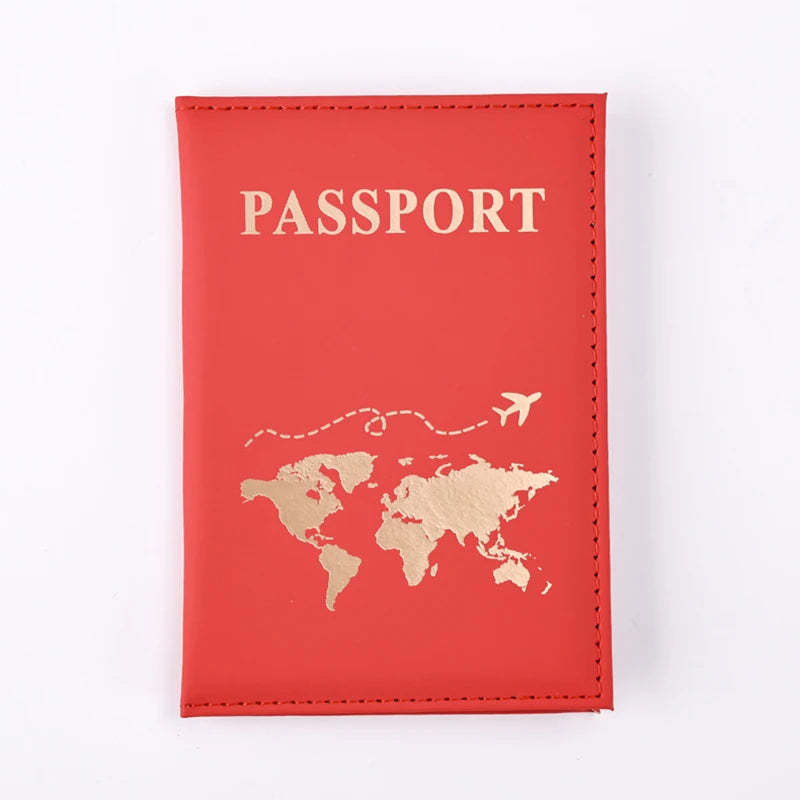Pochette passeport rouge