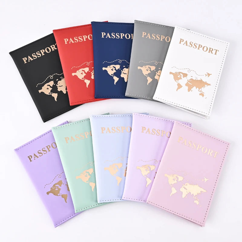 Pochette passeport visuel 10 coloris 