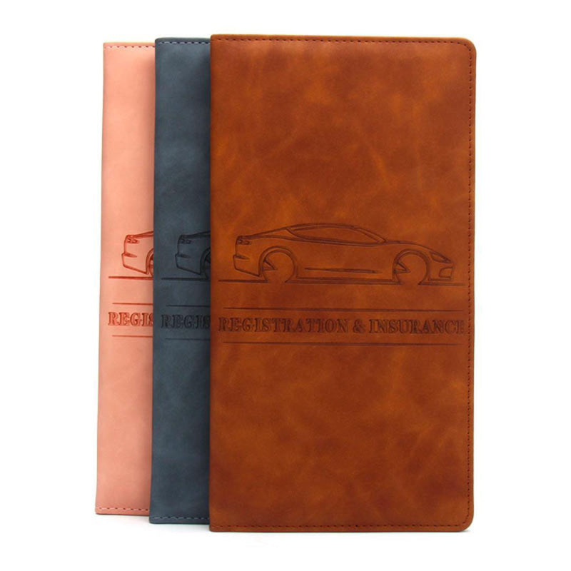 Pochette pour carte grise couleurs chatoyantes