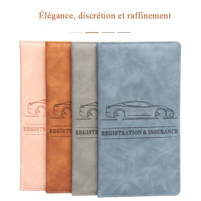 Pochette pour carte grise  elegante